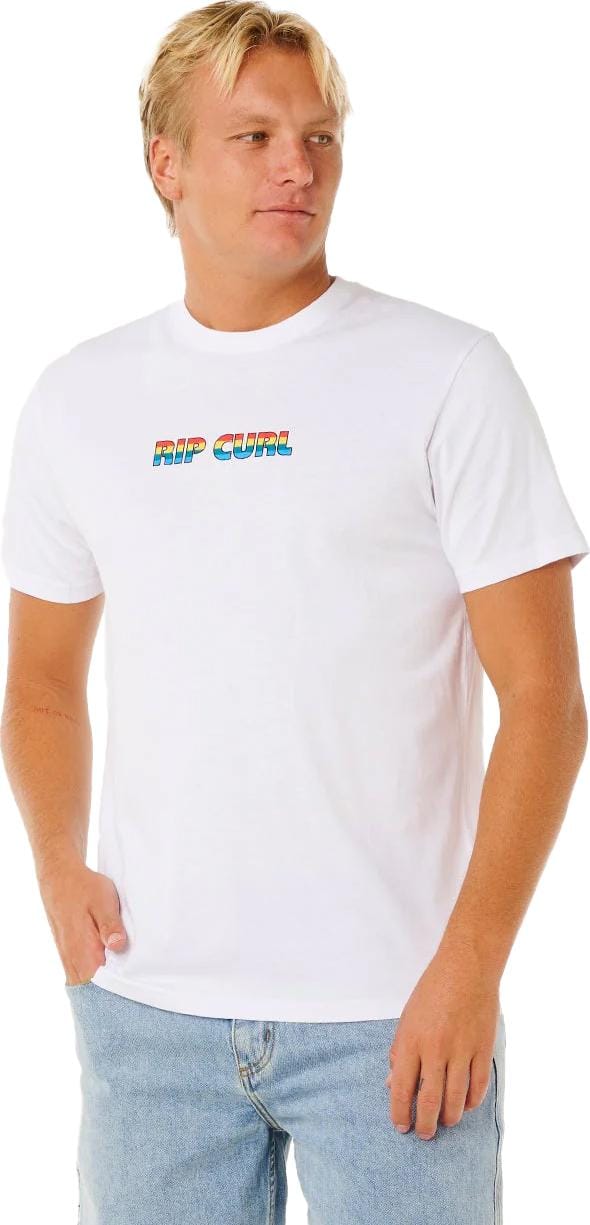 Rip Curl Men's Big Mumma Icon Tee Optical White Rip Curl