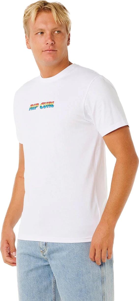 Rip Curl Men's Big Mumma Icon Tee Optical White Rip Curl