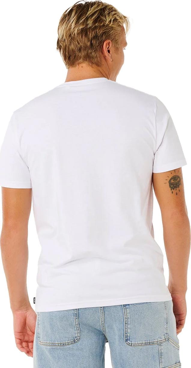 Rip Curl Men's Big Mumma Icon Tee Optical White Rip Curl