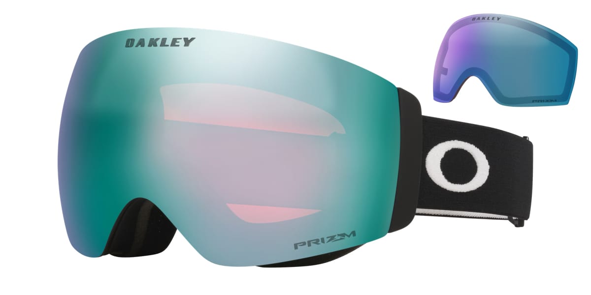 Oakley Flight Deck Pro M Matte Black / Prizm Sapphire & Prizm Iced