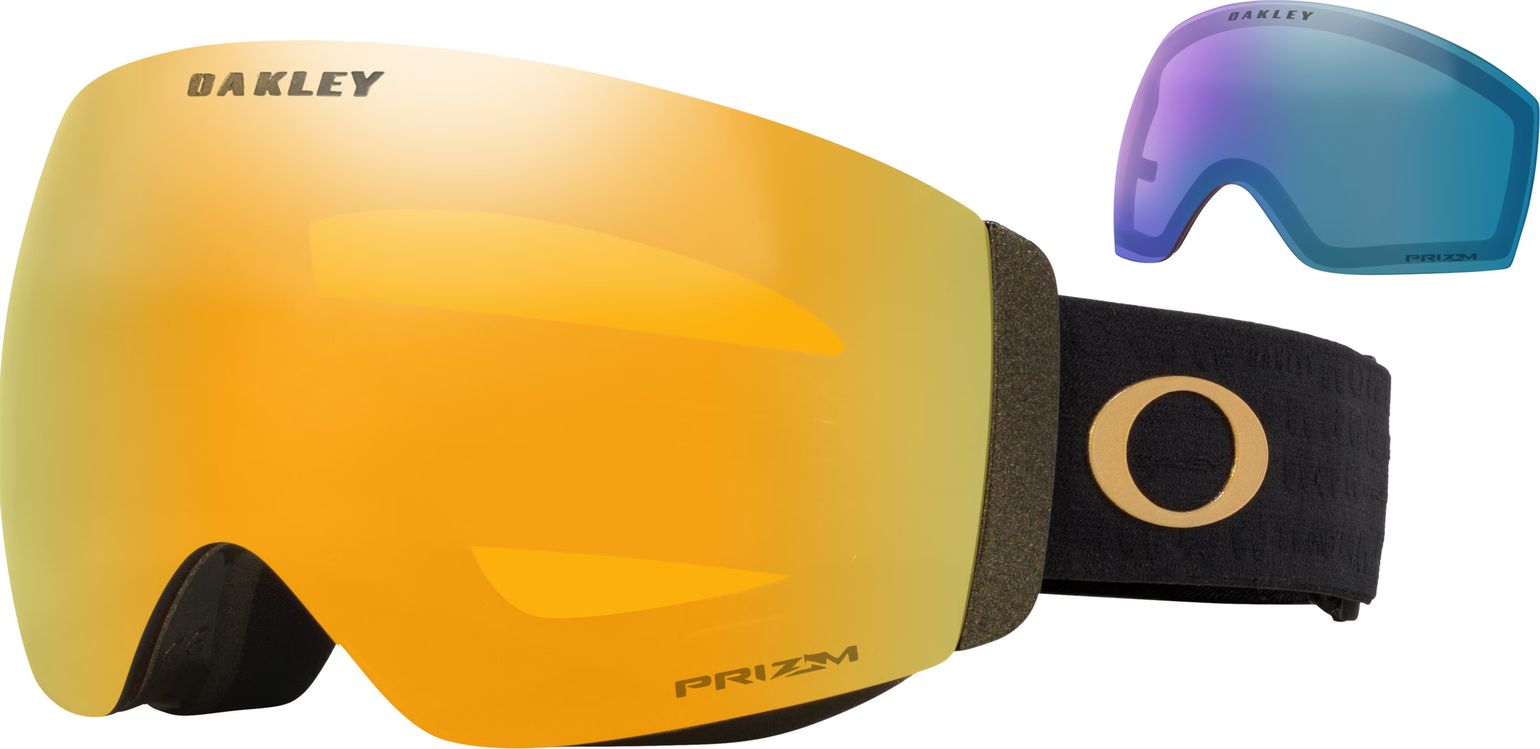Oakley Flight Deck Pro M Metallic Black Gold/ Prizm 24k & Prizm Iced