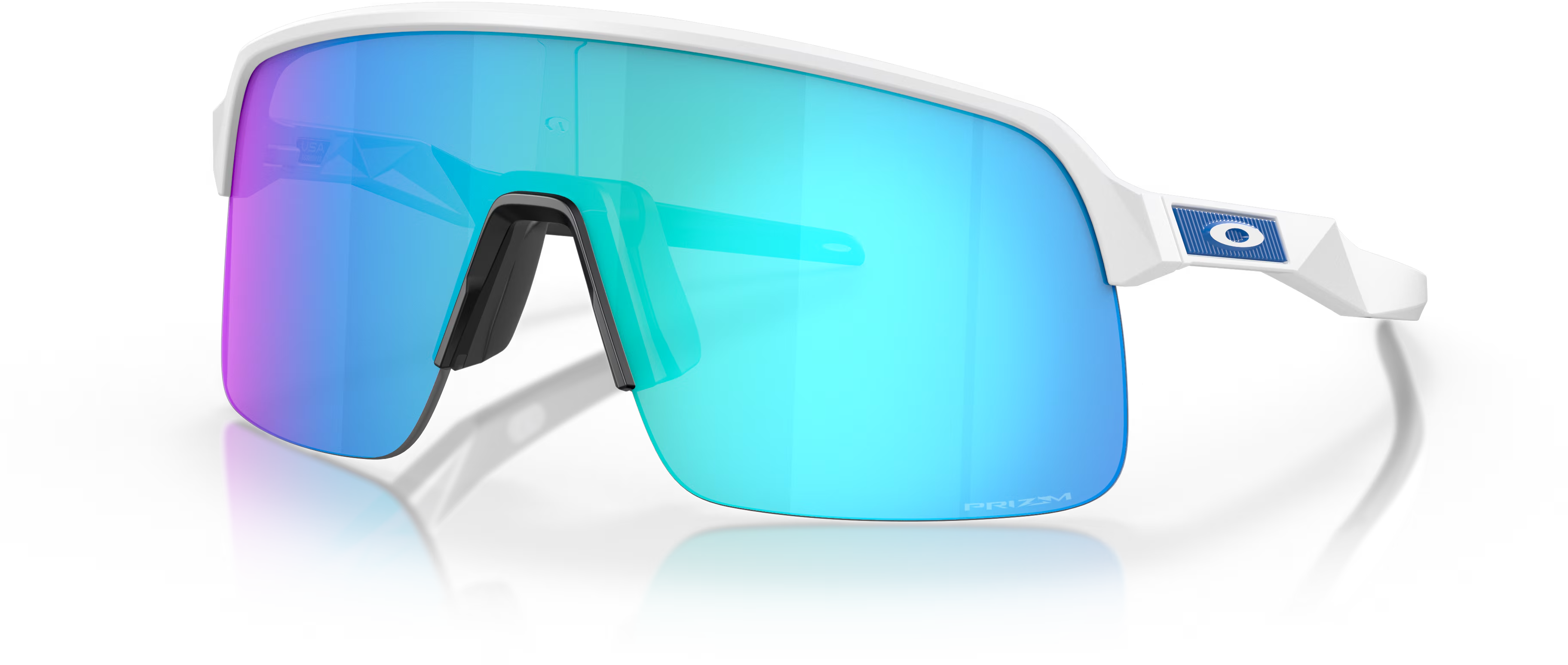 Matte white/prizm sapphire