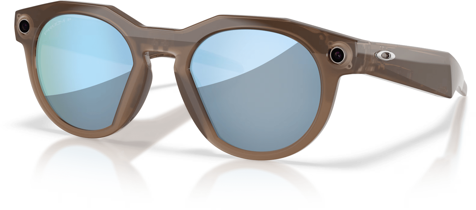 Oakley Meta HSTN Brown Smoke/Prizm Deep Water Polarized