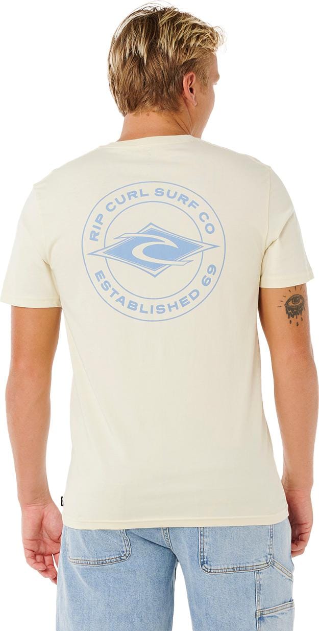 Rip Curl Men's Staple Tee Lemon Ice Rip Curl