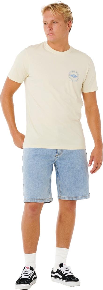 Rip Curl Men's Staple Tee Lemon Ice Rip Curl