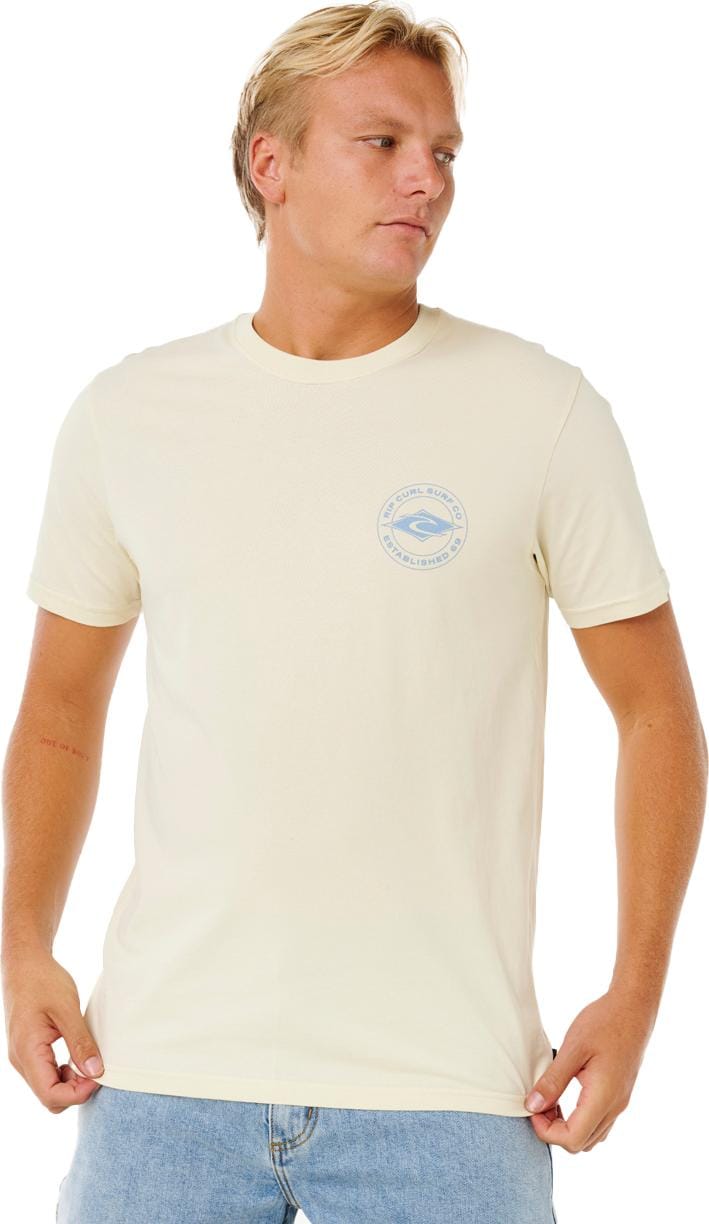 Rip Curl Men's Staple Tee Lemon Ice Rip Curl