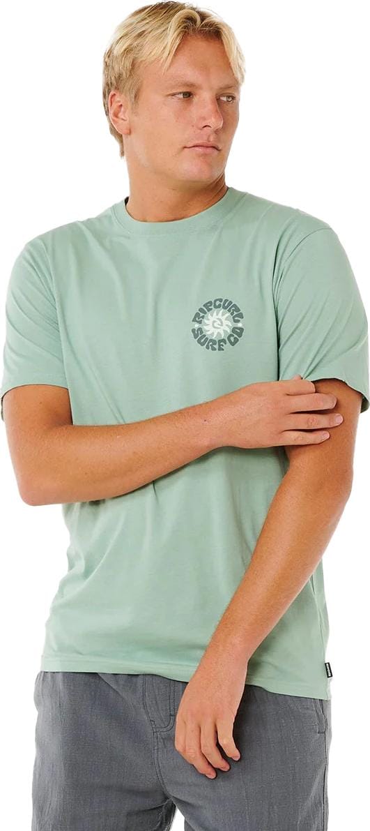 Rip Curl Men's Pacific Rinse Circle Tee Aloe Rip Curl