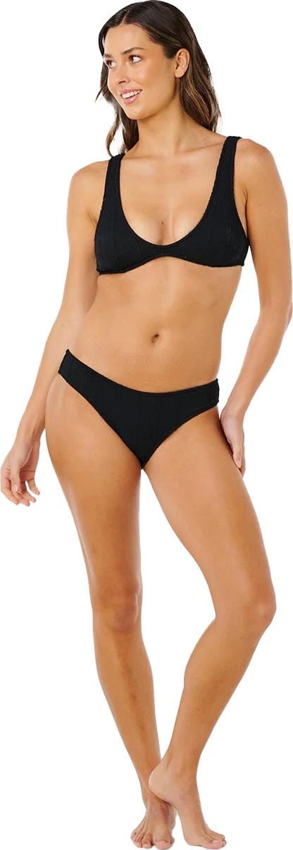 Rip Curl Women's Vibe Surf Bralette Bikini Top Black Rip Curl