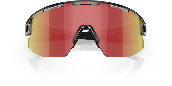 Bliz Matrix Transparent Dark Grey/Brow W Red Multi Bliz