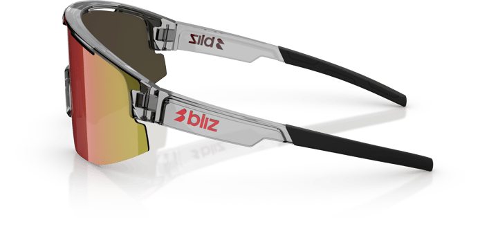 Bliz Matrix Transparent Dark Grey/Brow W Red Multi Bliz