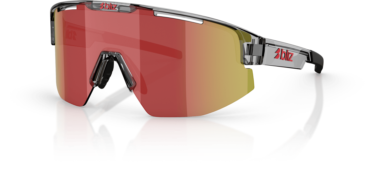 Bliz Matrix Transparent Dark Grey/Brow W Red Multi