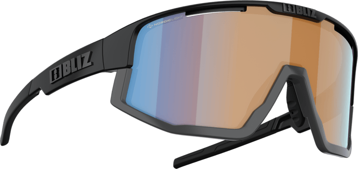 Bliz Fusion Nordic Light Black/Coral Orange Blue Bliz
