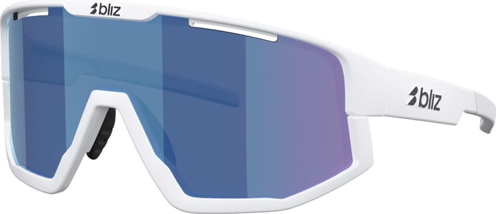 Bliz Fusion Matte White / Smoke W Blue Multi Bliz