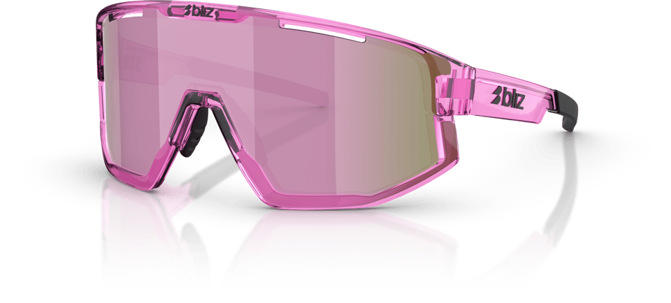 Fusion Small Transparant Pink/Brown W Rose Multi