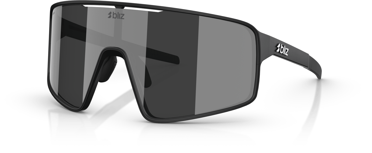 Bliz P001s Matte Black / Smoke W Silver Mirror