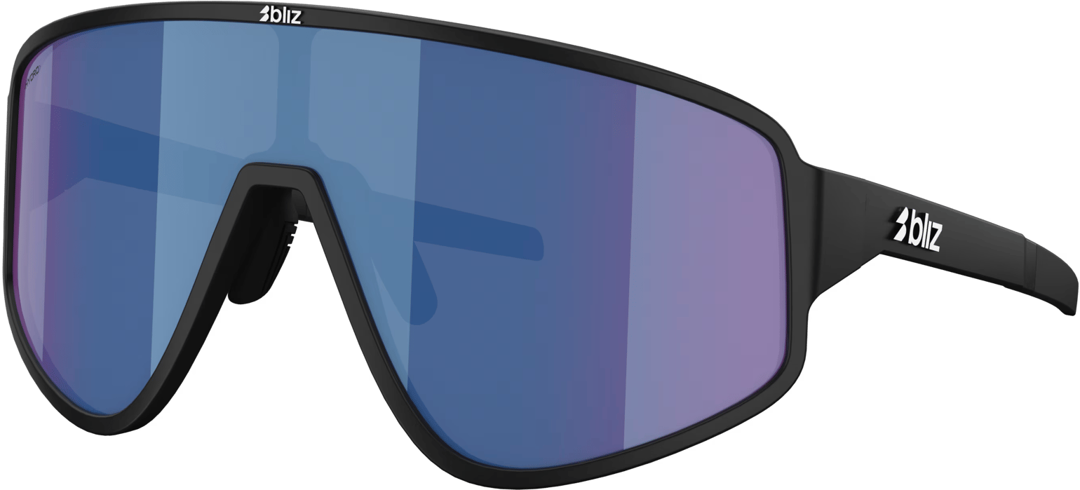 Bliz A004 Matte Black/Blue Mirror