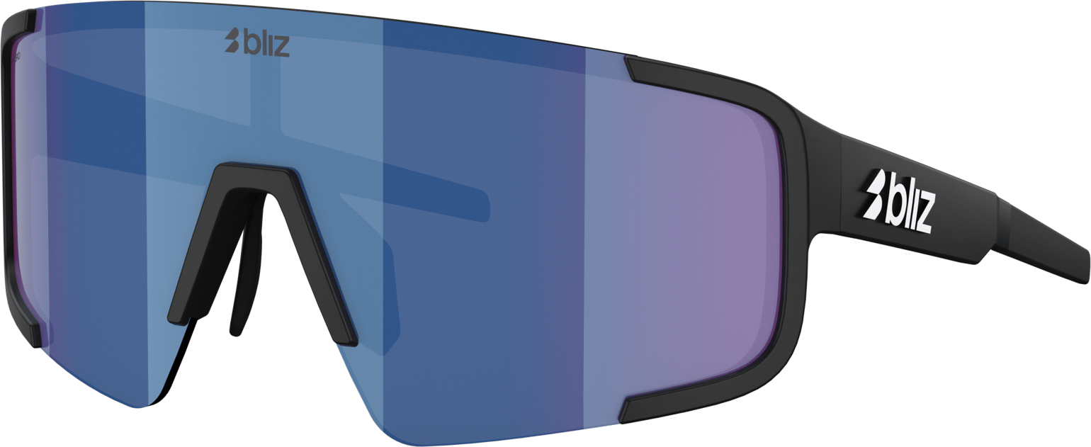 Bliz P003 Matte Black/Blue Mirror
