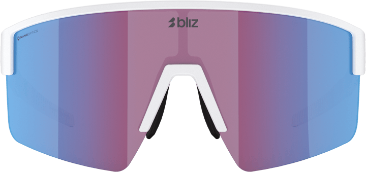 Bliz P004 Matte White/Nano Optics Nordic Light Begonia - Violet W Blue Multi Bliz