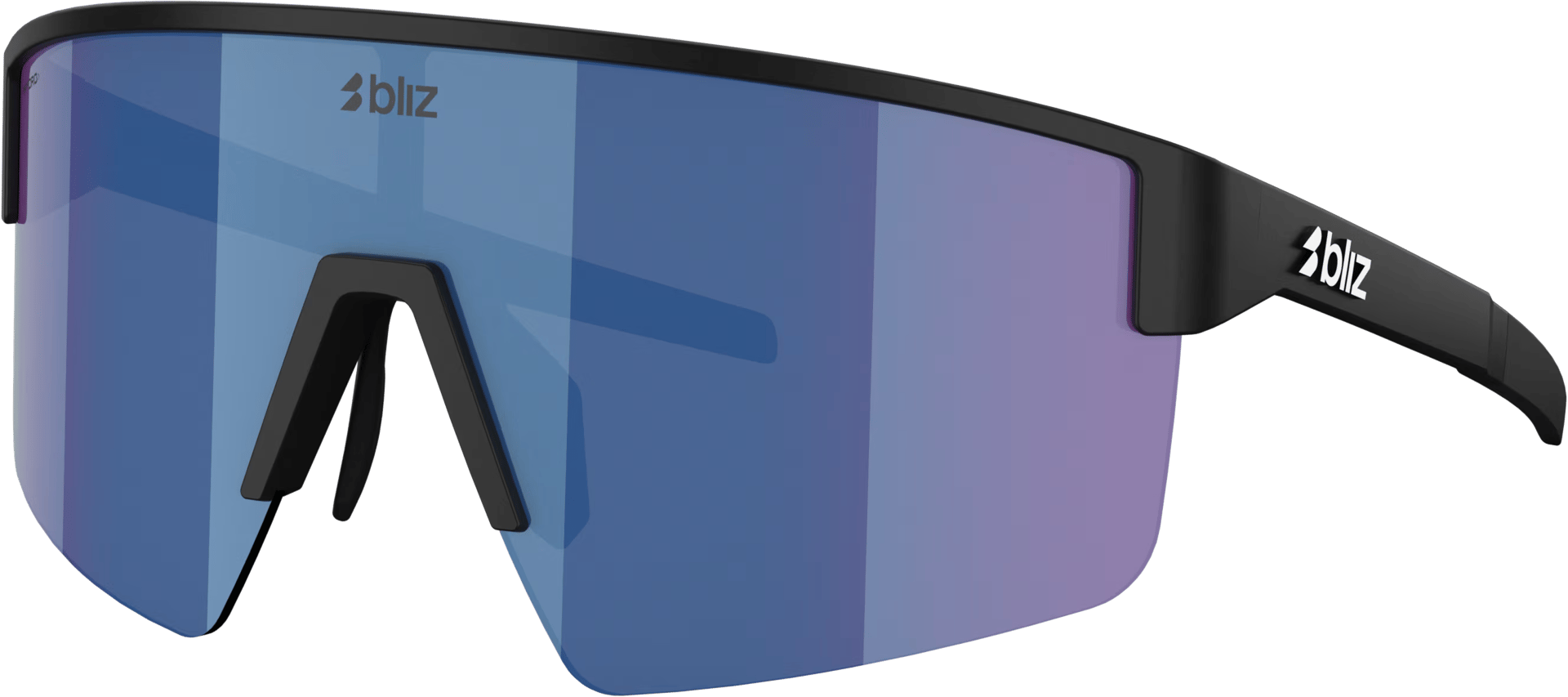 Matte Black/Blue Mirror