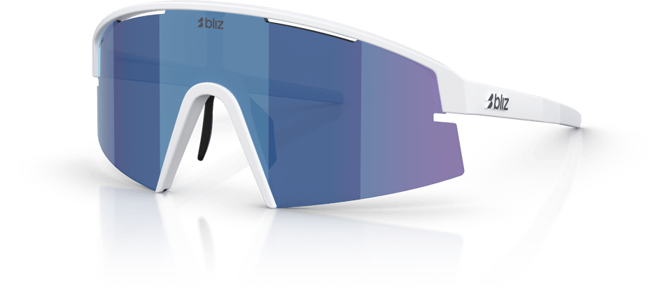 P006 Matte White/Smoke W Blue Multi