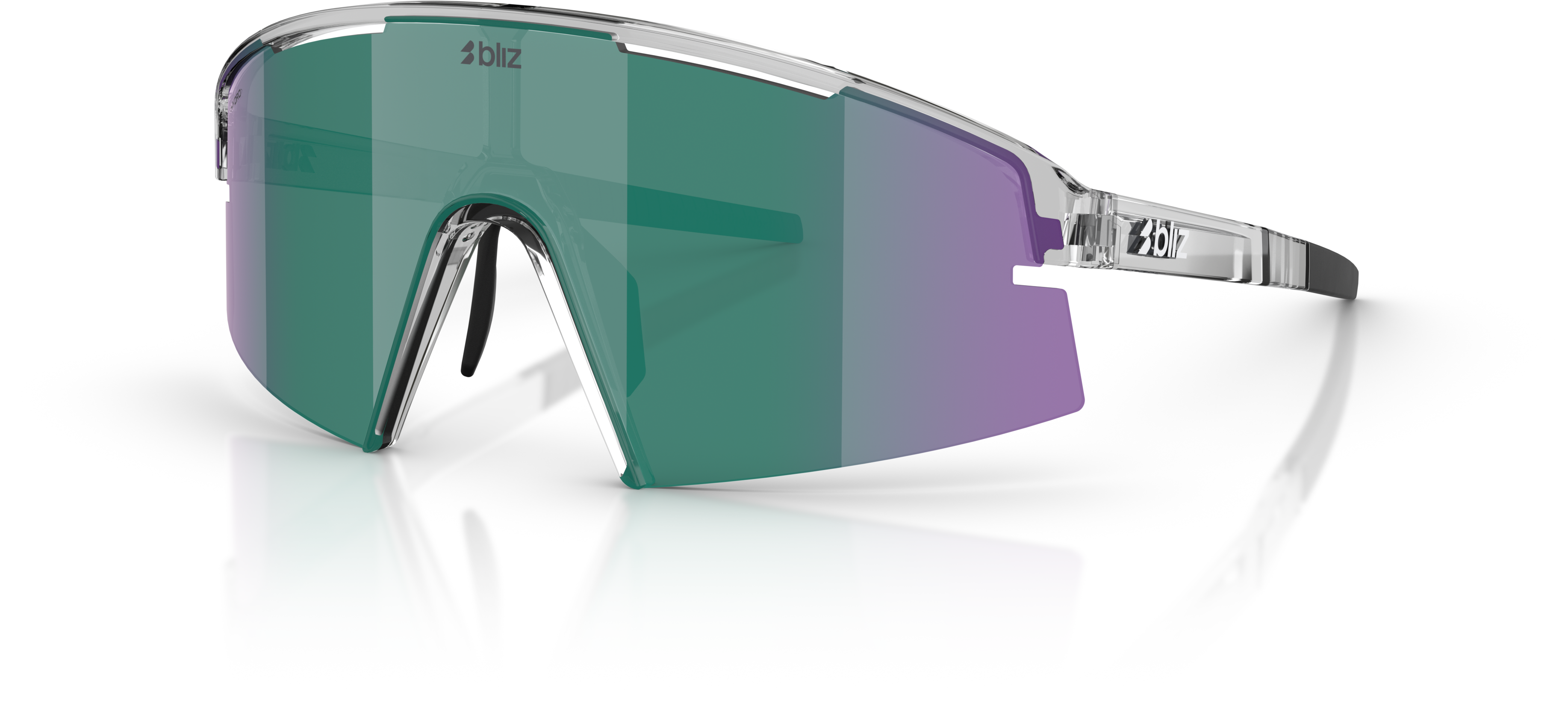 Crystal black/green w green multi