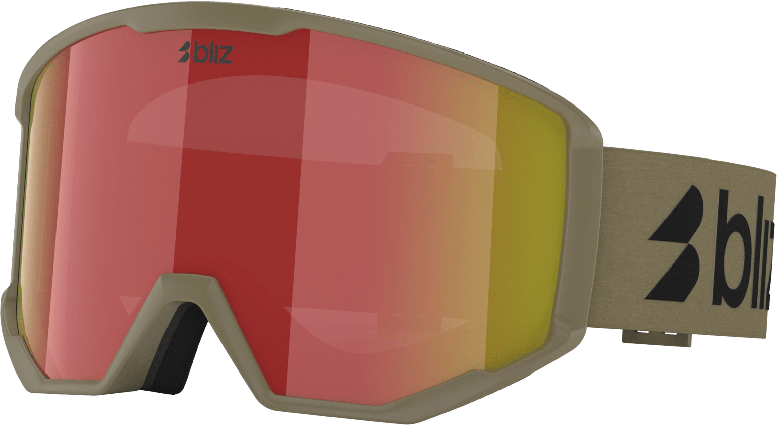 Bliz Spark Matte Camo Green/Brown W Red Multi