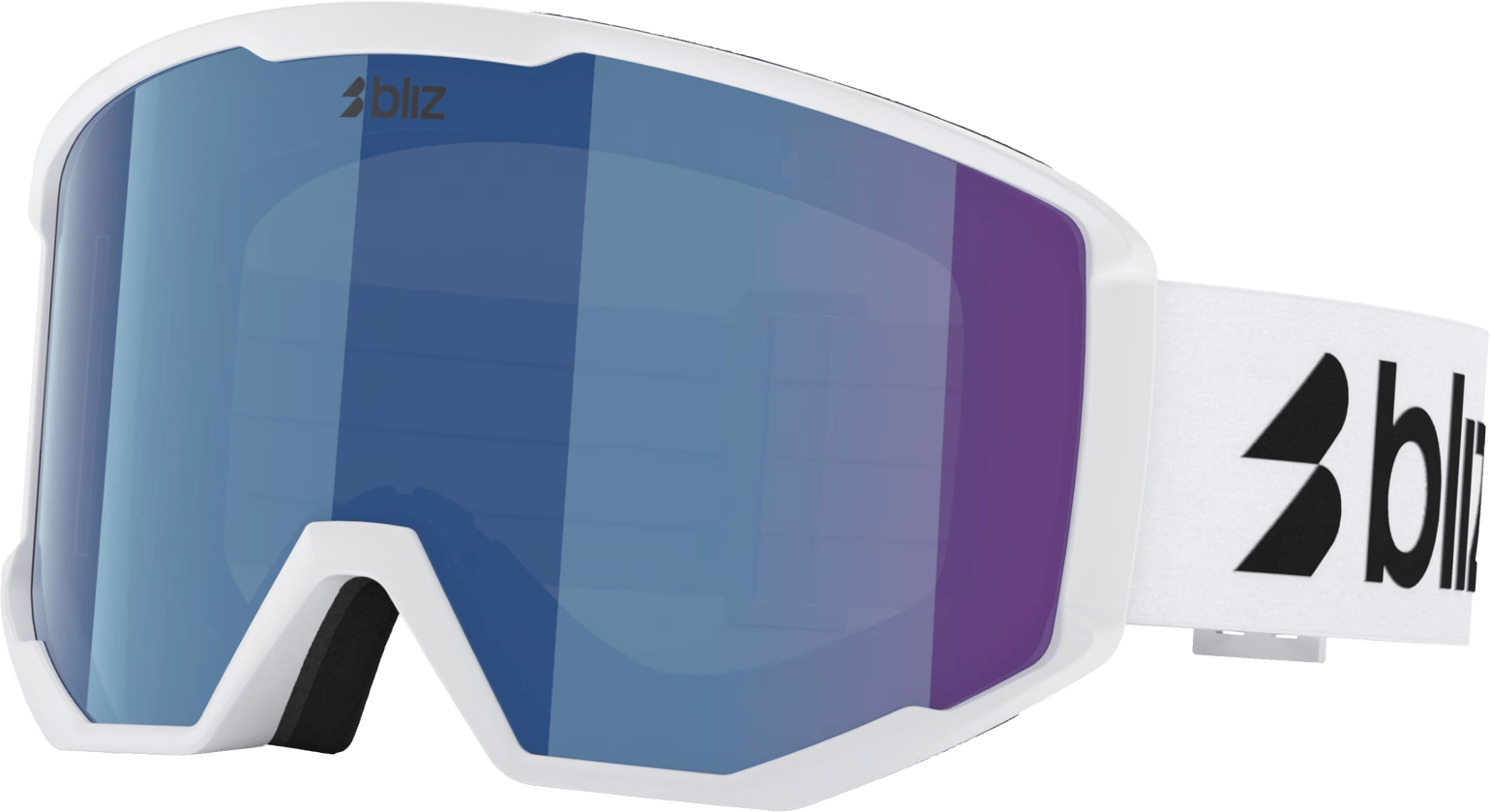Bliz Spark Matte White/Smoke&Blue