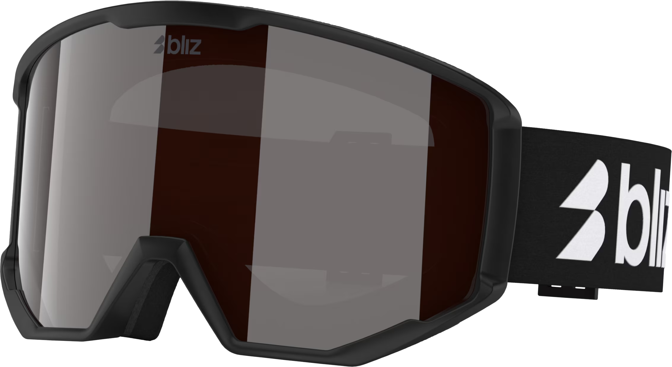Bliz Spark Matte Black/Orange W Silver Mirror