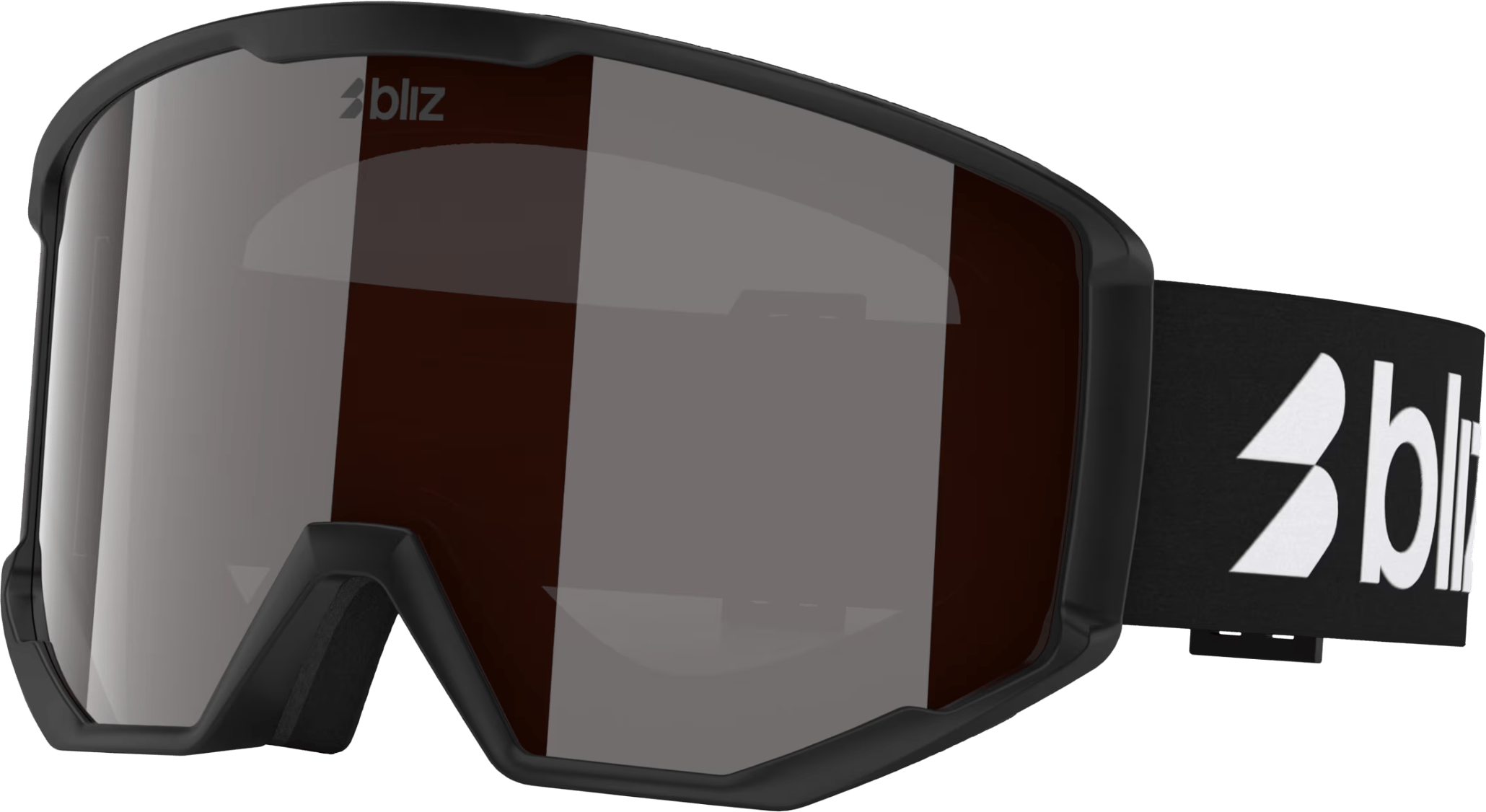Bliz Spark Matte Black/Orange W Silver Mirror