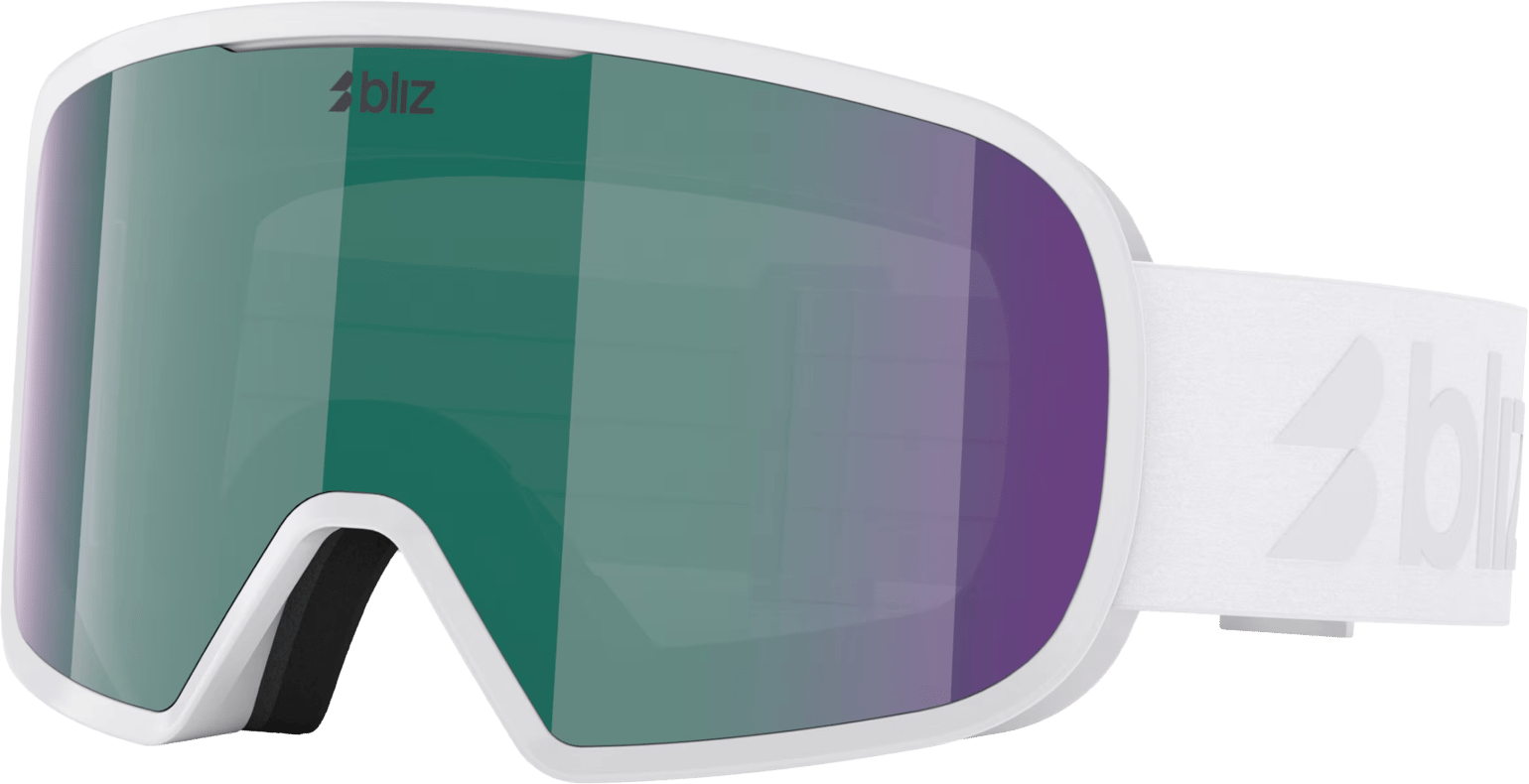 Bliz G002s Matte White/Brown W Green Multi