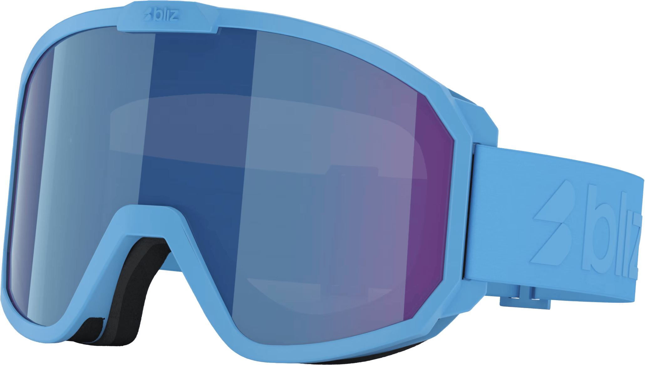 Bliz Kids' Rave Jr Matte Blue/Brown W Blue Multi