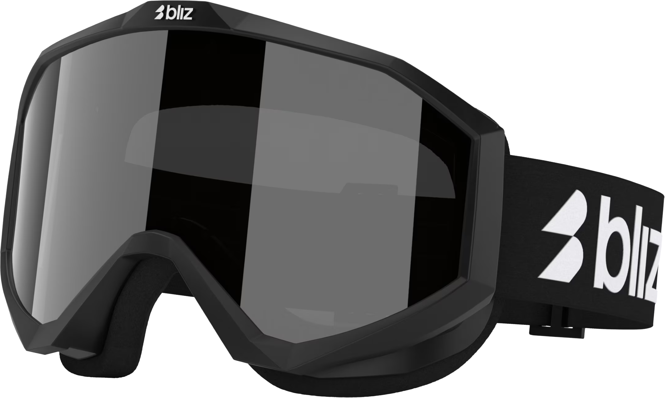 Bliz Kids' Liner Jr Black-White Logo/Brown Silver Mirror