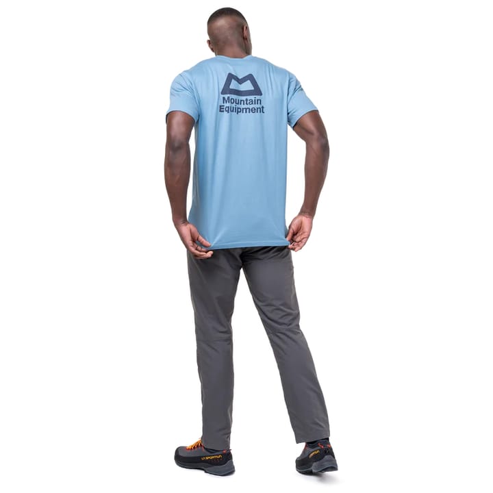 Mountain Equipment Everest Mens Tee Heritage Blue Mountain Equipment Mountain Equipment Everest Mens Tee Heritage Blue Mountain Equipment