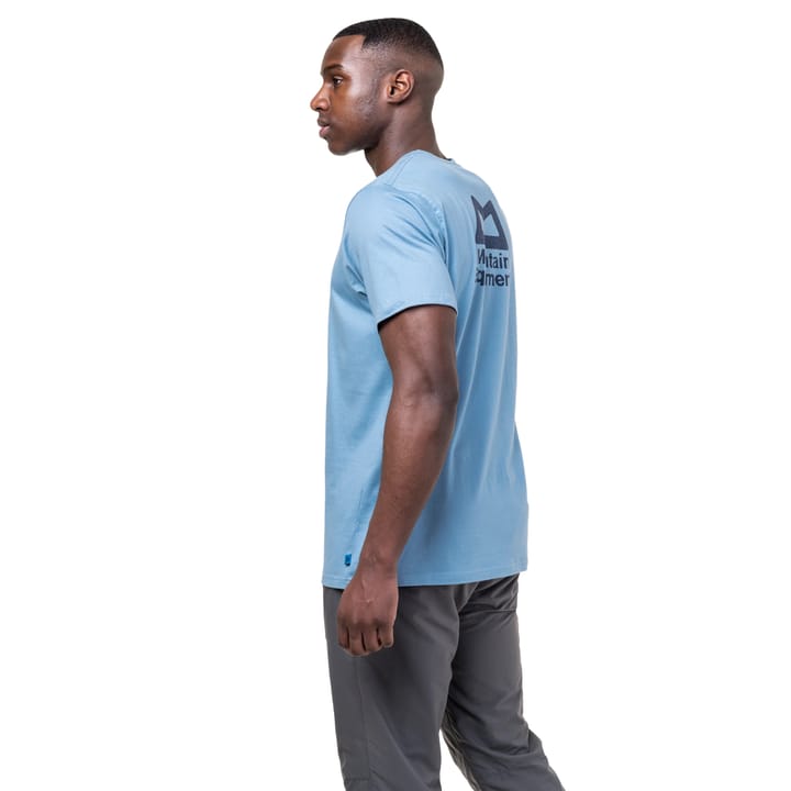 Mountain Equipment Everest Mens Tee Ombre Blue Mountain Equipment
