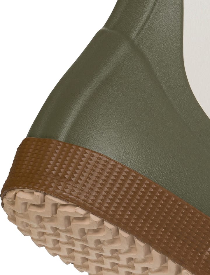 Viking Footwear Seilas Heritage Low Rubber Boot Olive/brown Viking Footwear