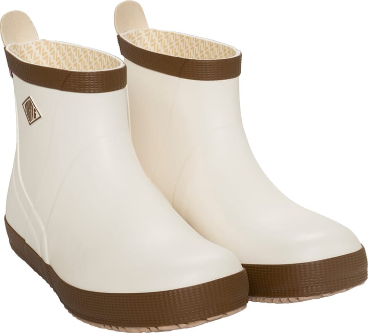 Viking Footwear Seilas Heritage Low Rubber Boot Cream/brown Viking Footwear