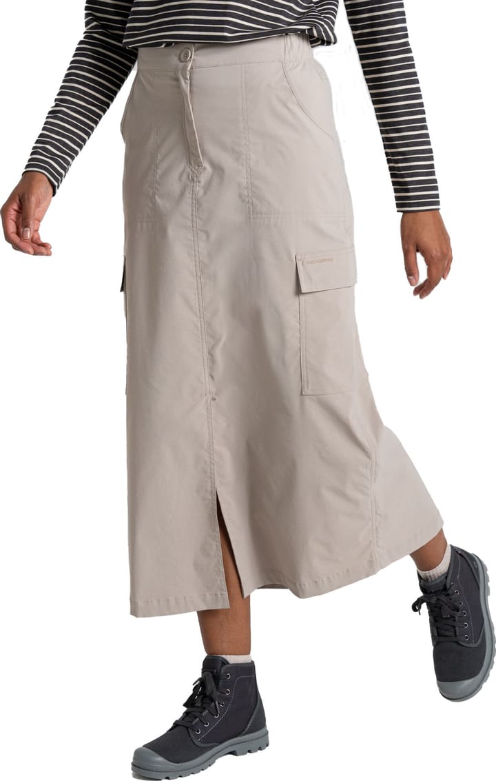 Craghoppers Women's Nosilife Pro Midi Skirt Soft Mushroom Craghoppers