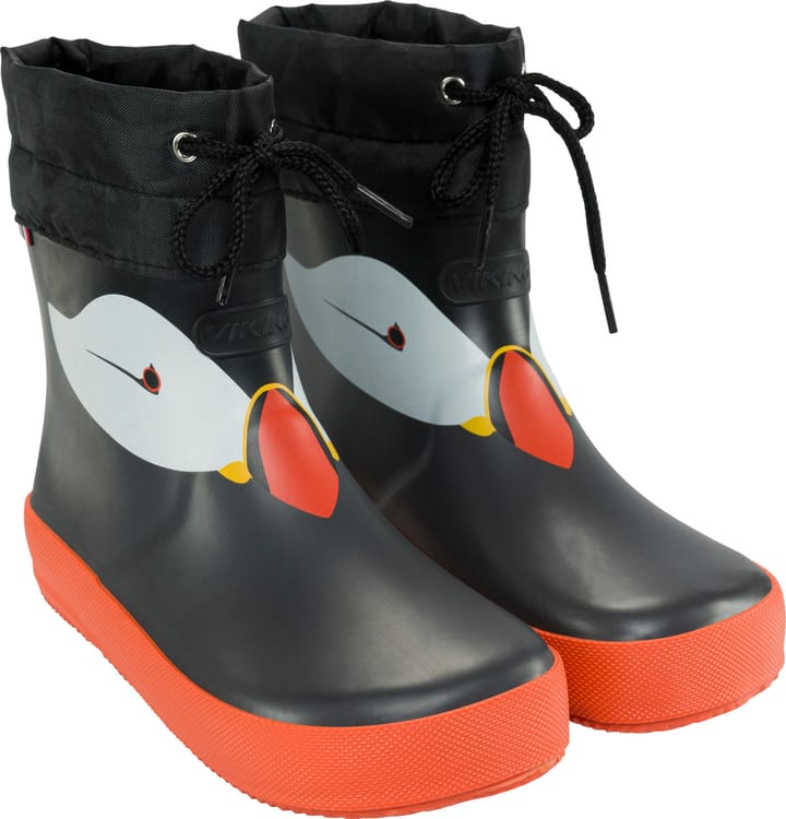 Viking Footwear Kids' Alv Barefoot Paw Print Black Viking Footwear