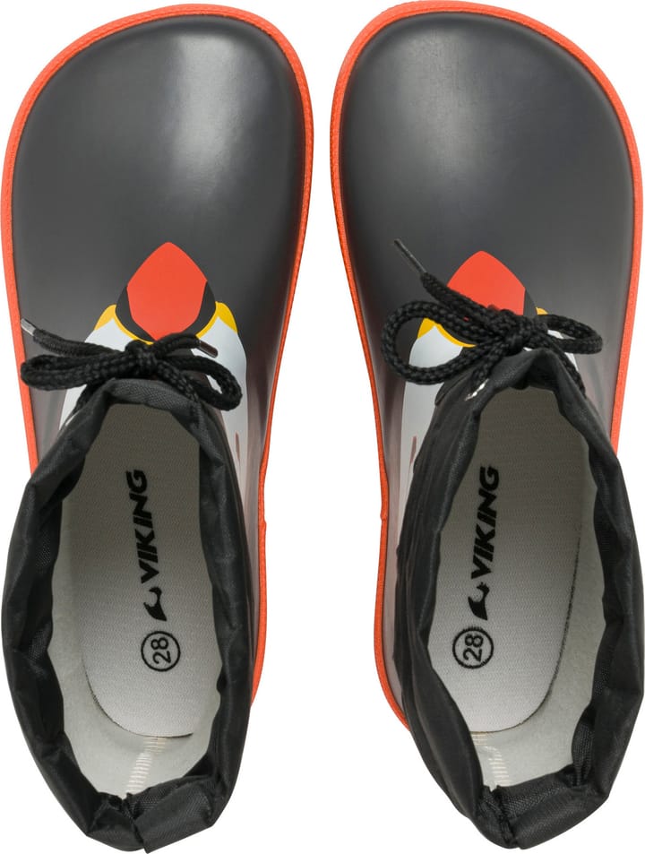 Viking Footwear Kids' Alv Barefoot Paw Print Black Viking Footwear