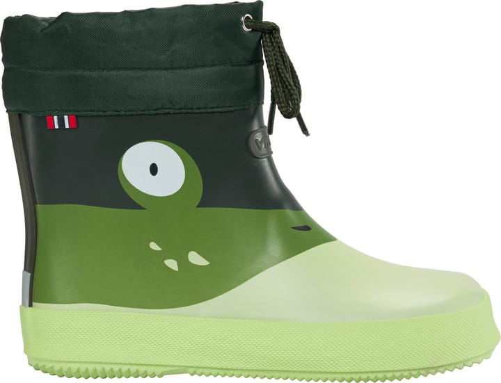 Viking Footwear Kids' Alv Barefoot Paw Print Light Green/green Viking Footwear