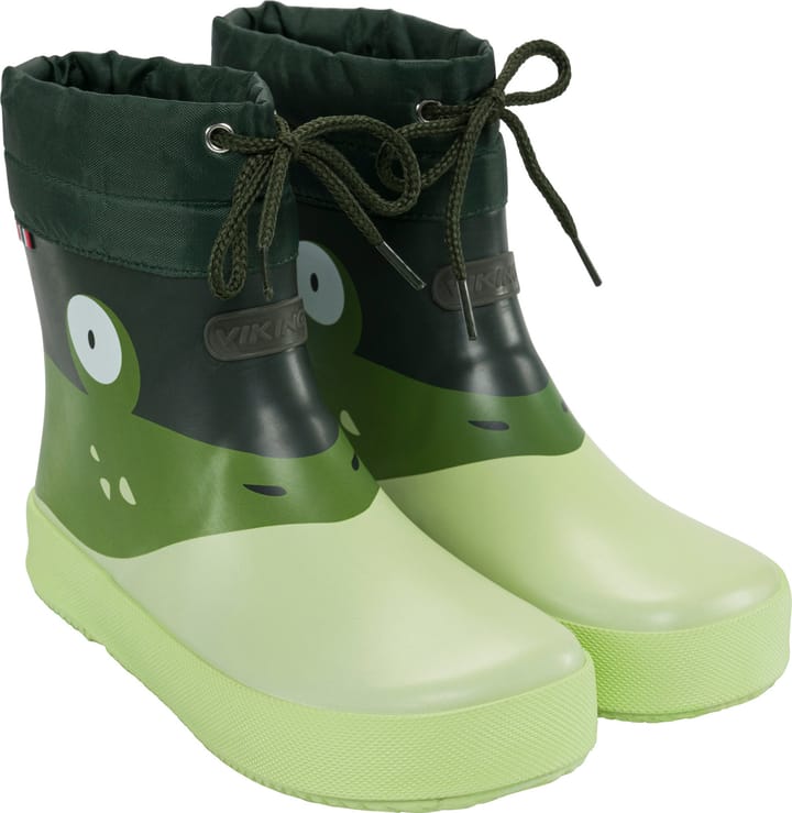 Viking Footwear Kids' Alv Barefoot Paw Print Light Green/green Viking Footwear