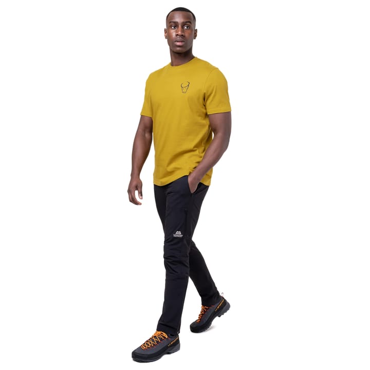 Mountain Equipment Yorik On Wire Mens Tee Admiral Blue Mountain Equipment