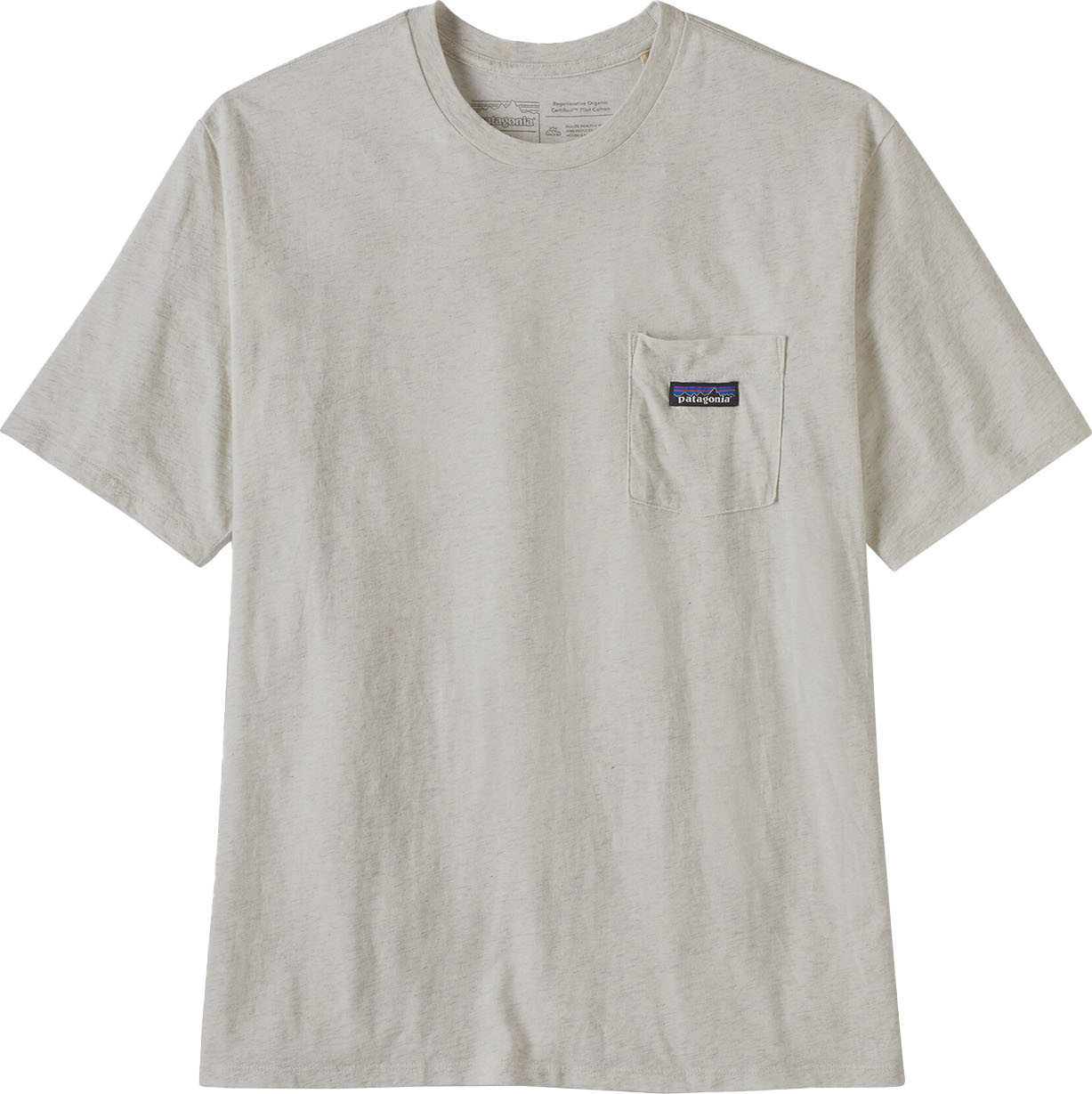 Patagonia Men's Daily Pocket Tee Birch White Kortermede trøyer XXL