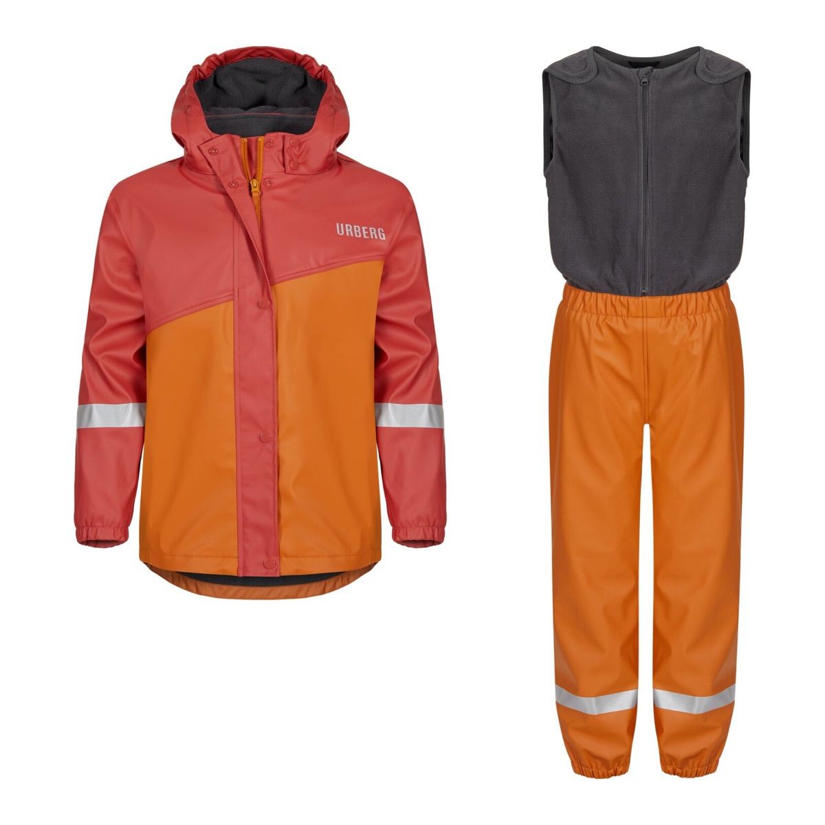 Urberg Sylte Pu Rain Set Kids Pumpkin Spice