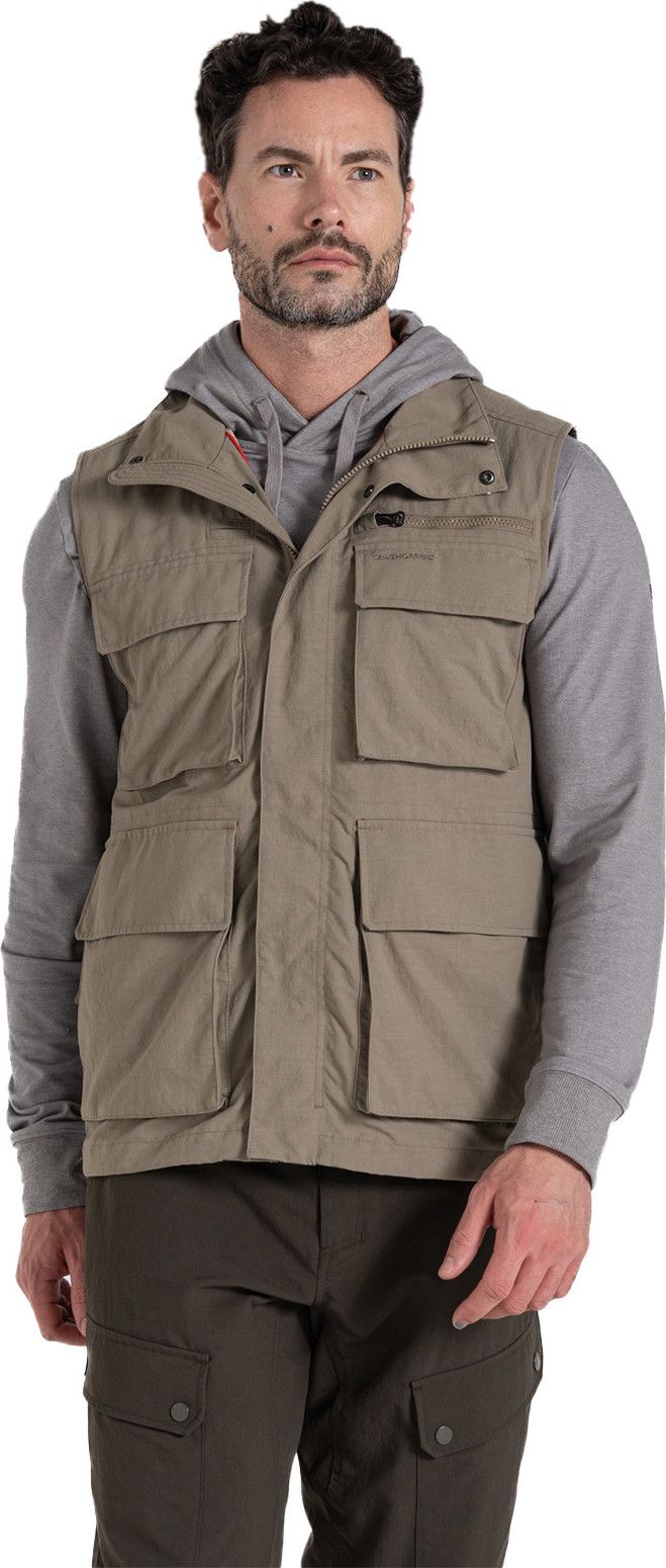 Craghoppers Men's NosiLife Adventure Gilet IV Pebble Craghoppers
