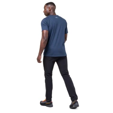 Mountain Equipment Emblem Mens Tee Denim Blue Mountain Equipment Mountain Equipment Emblem Mens Tee Denim Blue Mountain Equipment