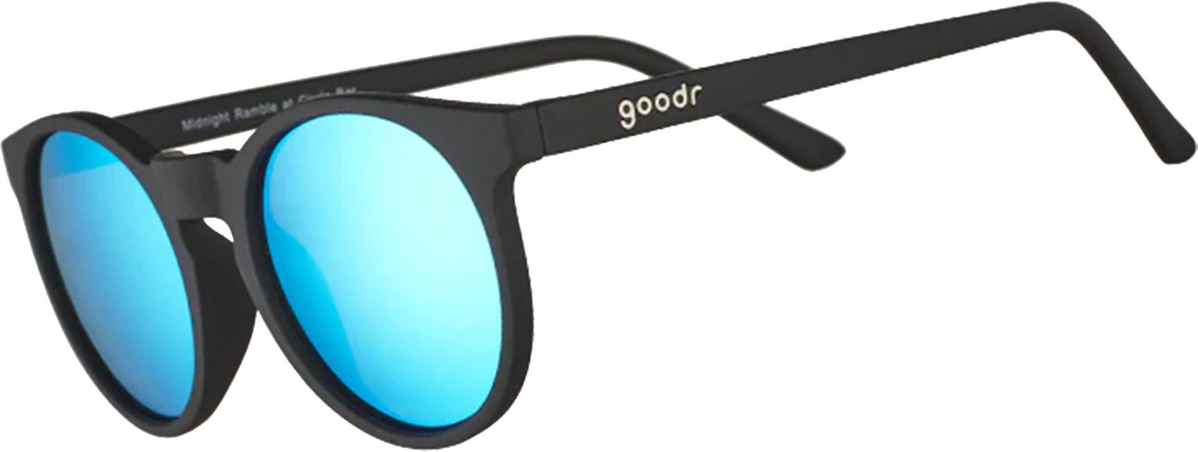 Goodr Sunglasses Midnight Ramble At Circle Bar Black