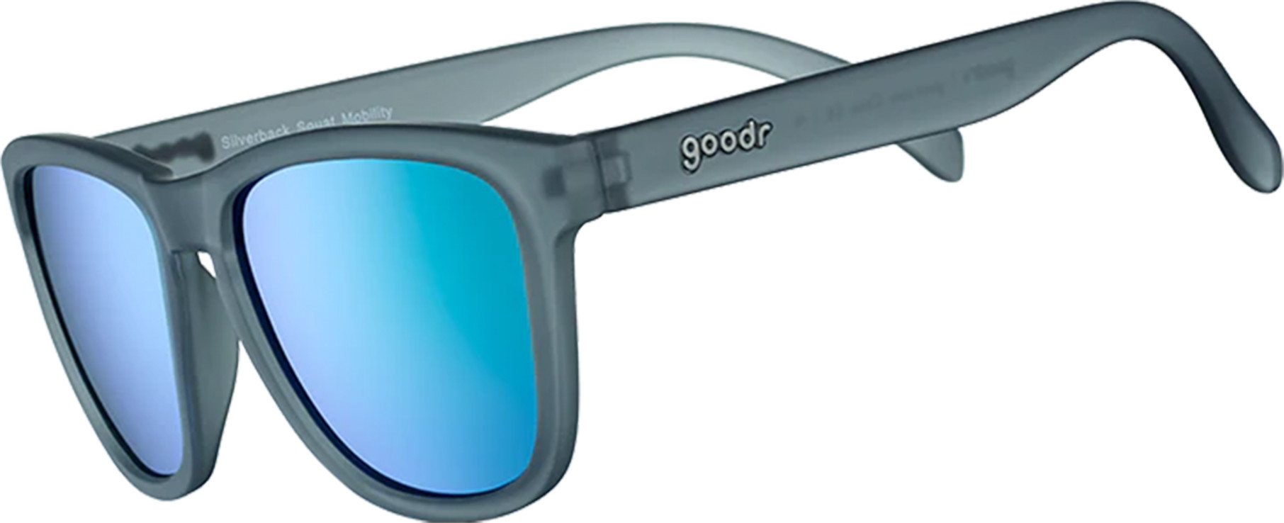 Goodr Sunglasses Silverback Squat Mobility Grey Aurinkolasit OneSize