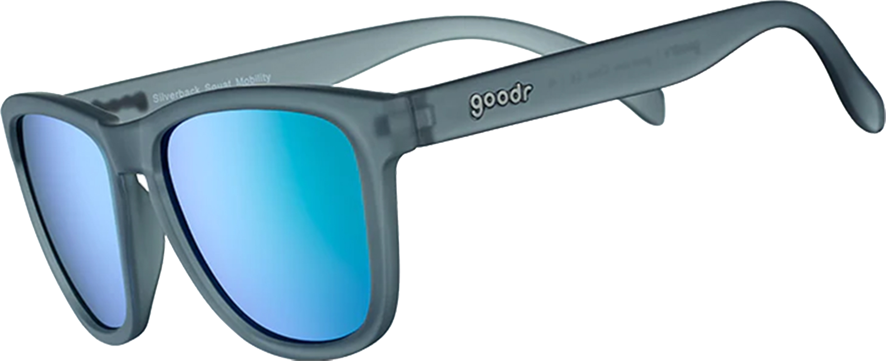 Goodr Sunglasses Silverback Squat Mobility Grey