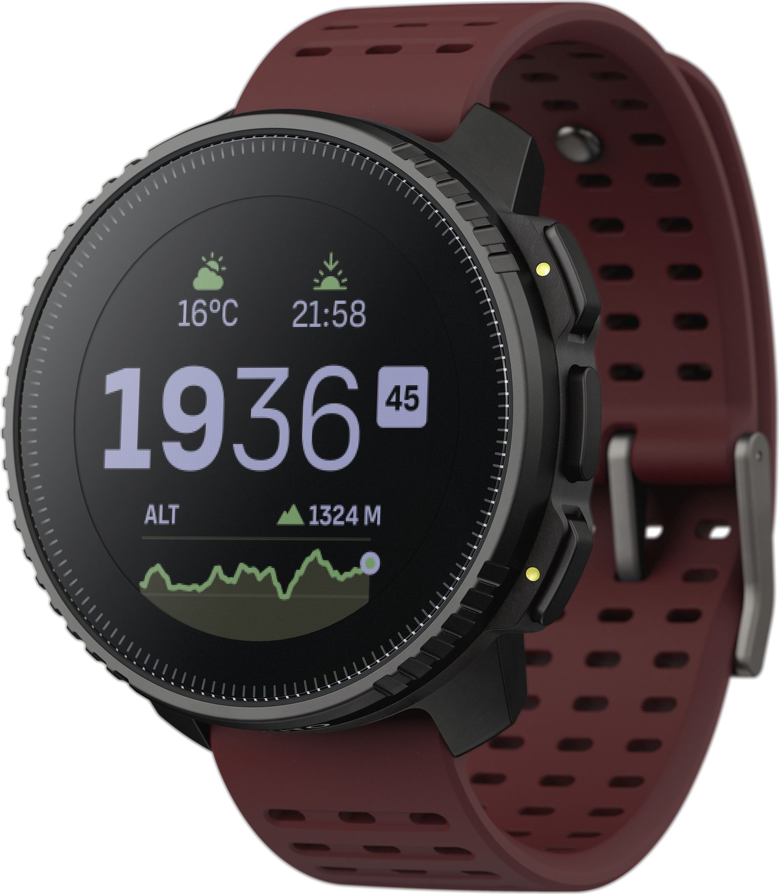Suunto Vertical Stainless Steel Black Ruby